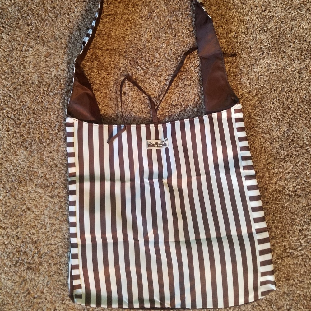 Henri Bendel zip around packable tote